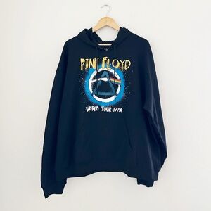 NEW Pink Floyd World Tour 1973 Black Hoodie